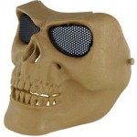 ACM Full face protective mask - skull TAN